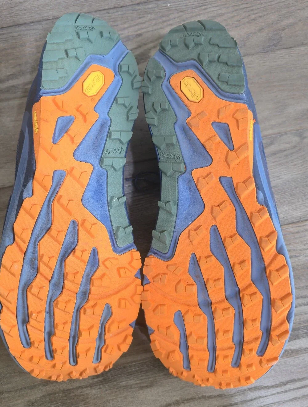 Men’s Altra Timp 5 Trail Running Shoes Size 14 Blue Orange Vibram Active Perform